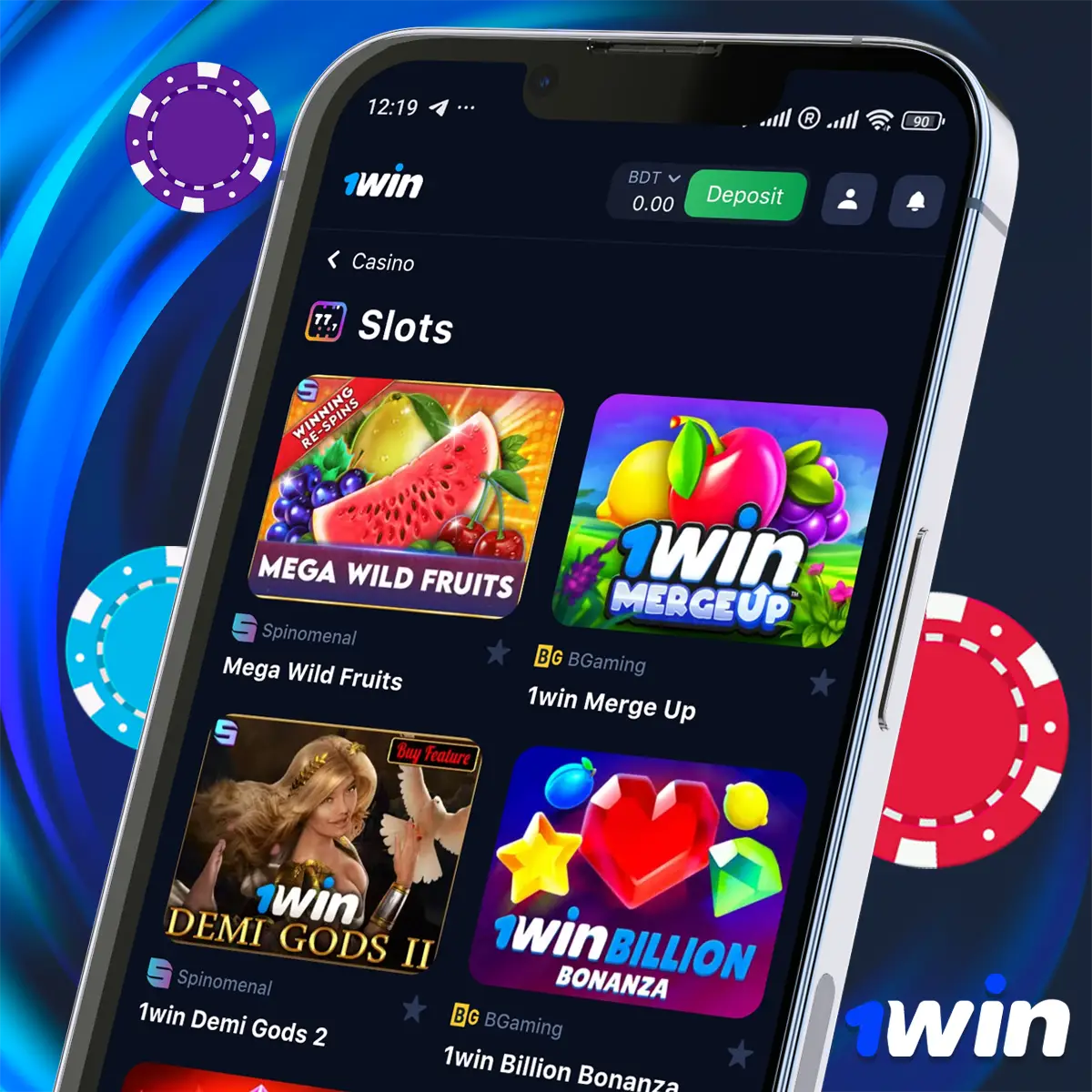 1Win's slots
